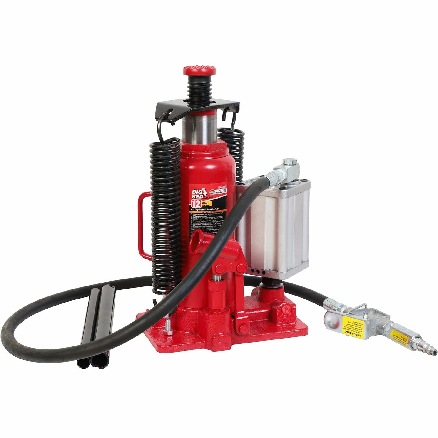 BIG RED Torin Hydraulic Stubby Low Profile Bottle Jack 12 Ton Red