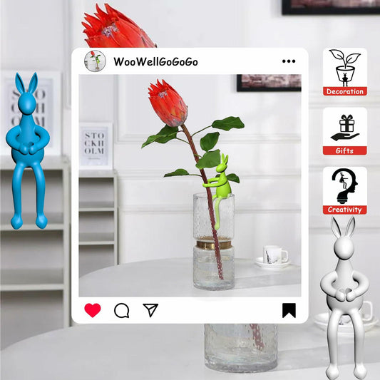 Naiqi Rabbit-Shaped Plant Supports 3 pcs Indoor Garden Propagation