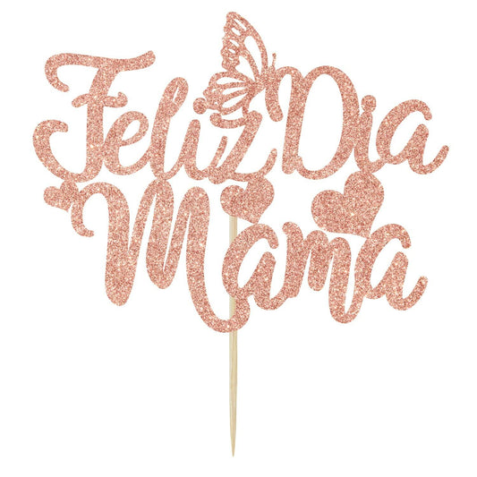 Feliz Dia Mama Cake Topper First Holy Communion Mothers Day Decor