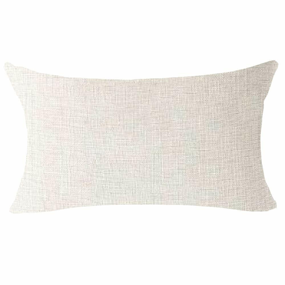 NIDITW Christmas Pine Tree Lumbar Pillow Cover Cotton Linen 12x20 Inches