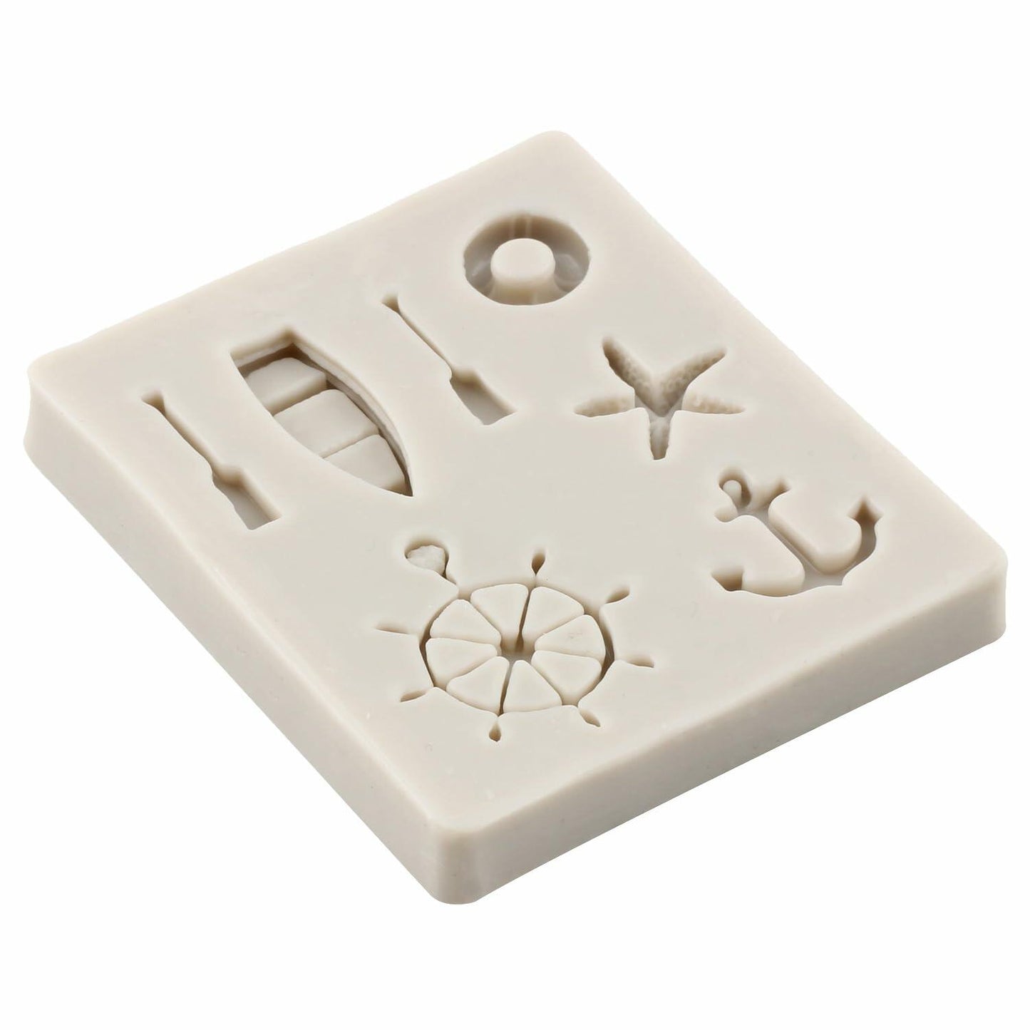YANQINMS Silicone Rudder Anchor Sea Oar Fondant Mold for Cake Decorating