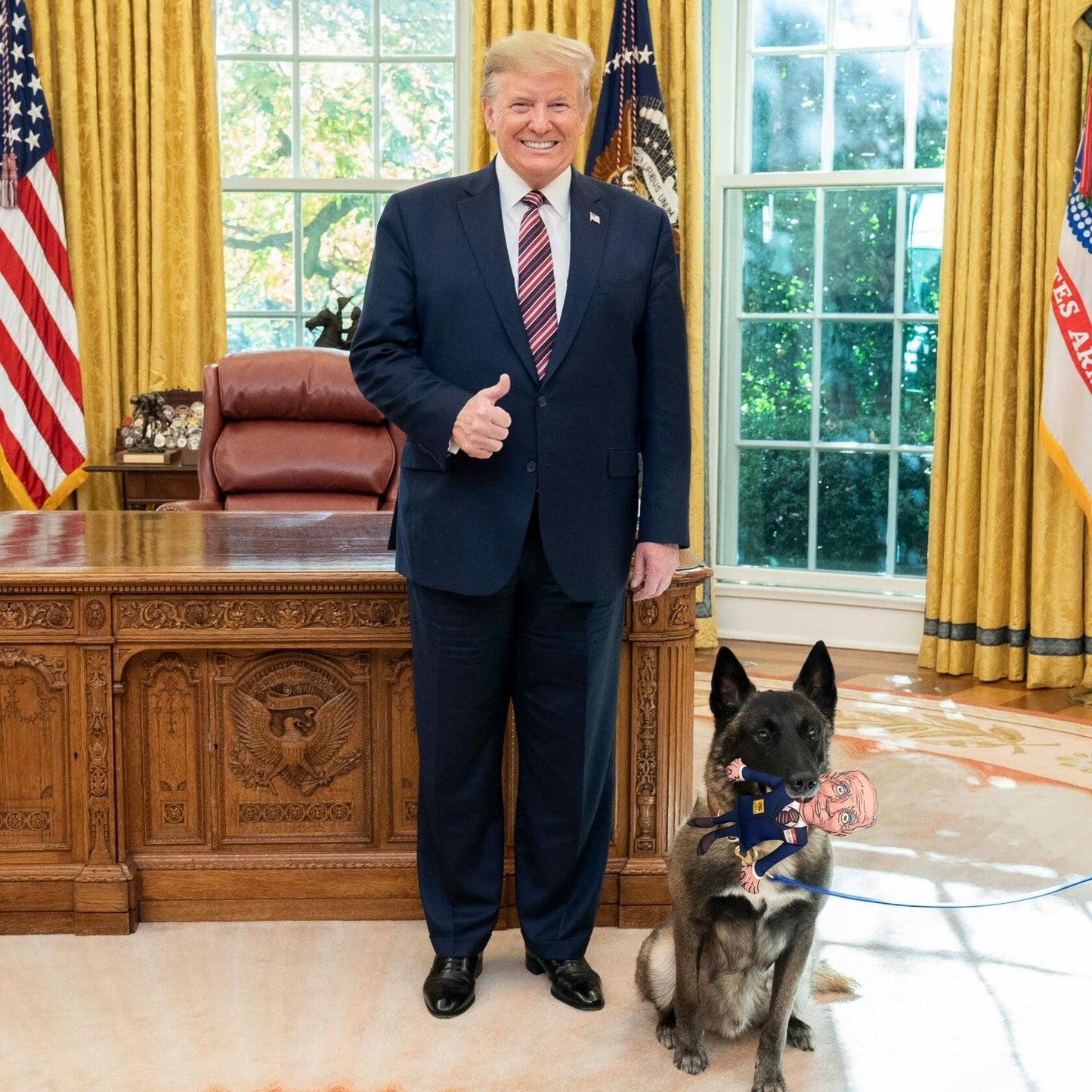 Pesky Patriot Sleepy Joe Biden Dog Toy Let’s Go Brandon 12" Durable Polyester