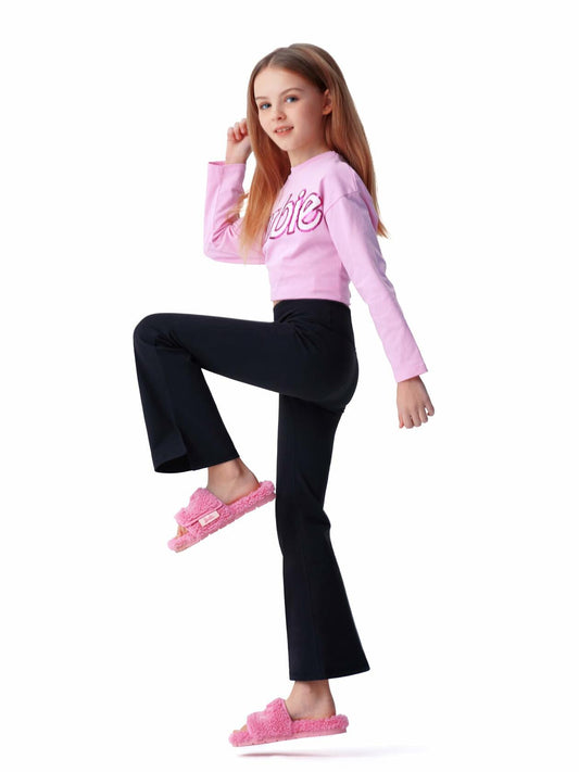all about pants Kids' Activewear Leggings Girls' Yoga Pants Black 4 T