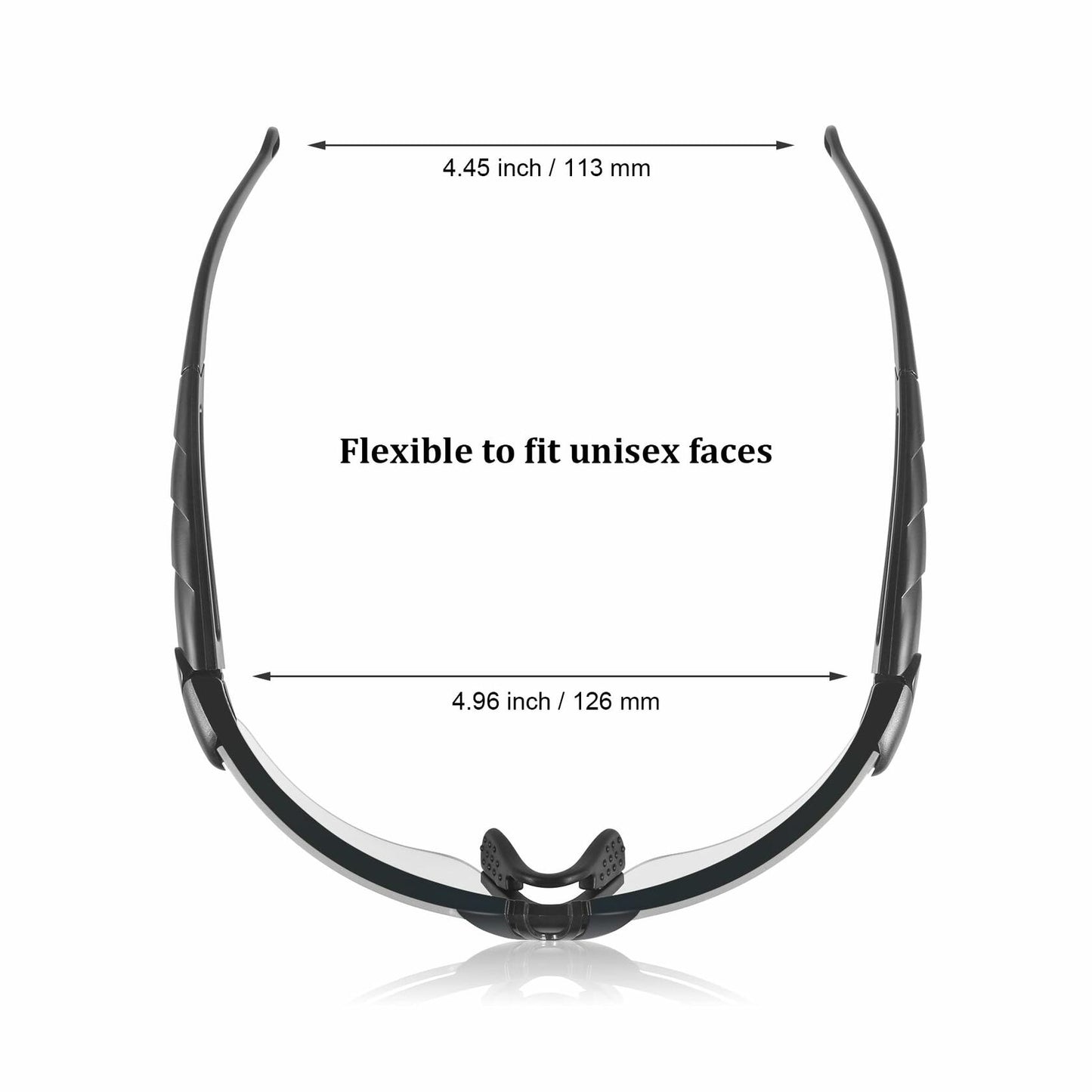 DAXISONN Shooting Safety Glasses Grey Anti Fog Tactical Ballistic Eyewear