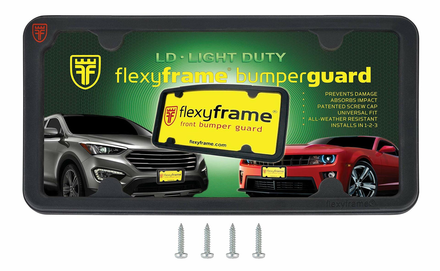 TN TrunkNets Inc NASA-Like Rubber Front License Plate Frame for Nissan