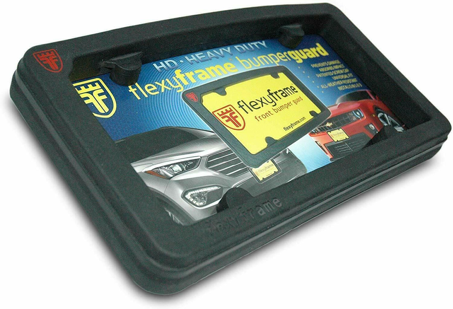 TN TrunkNets Inc NASA-Like Rubber Front License Plate Frame for Nissan