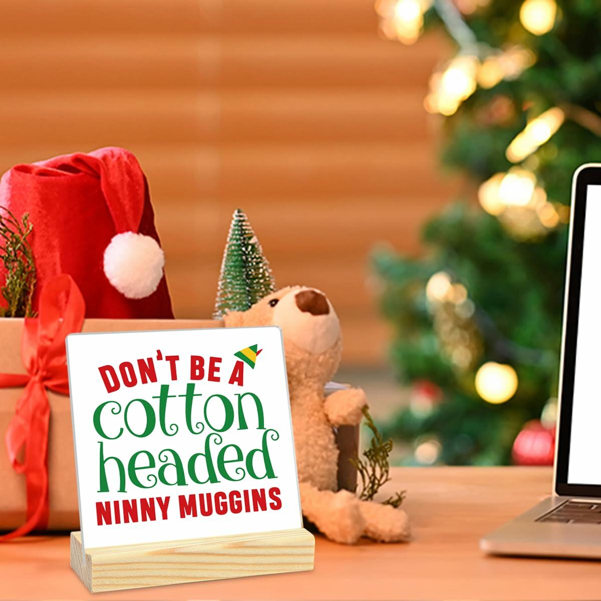 Christmas Vacation Acrylic Desk Decor Sign Clear 4x4 Inch Holiday Xmas