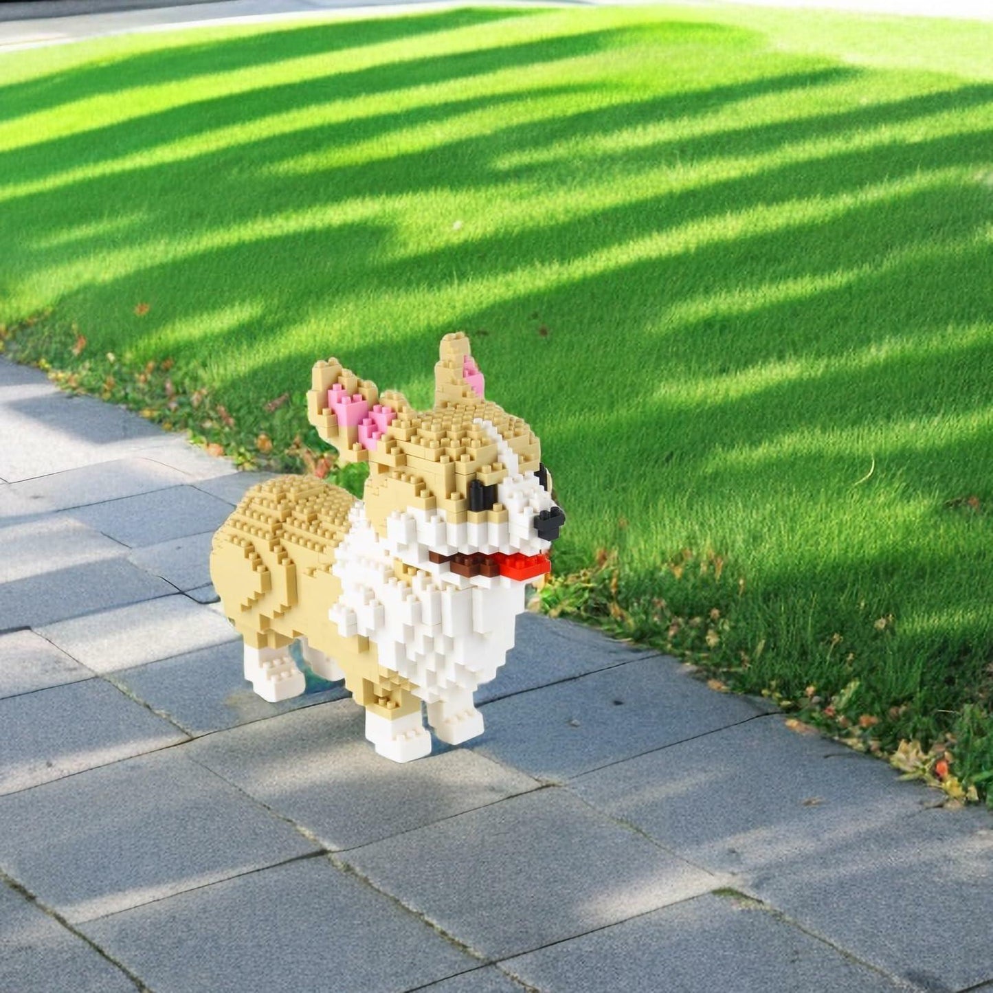 Larcele Micro Dog Building Blocks Welsh Corgi 950 Pieces KLJM-02