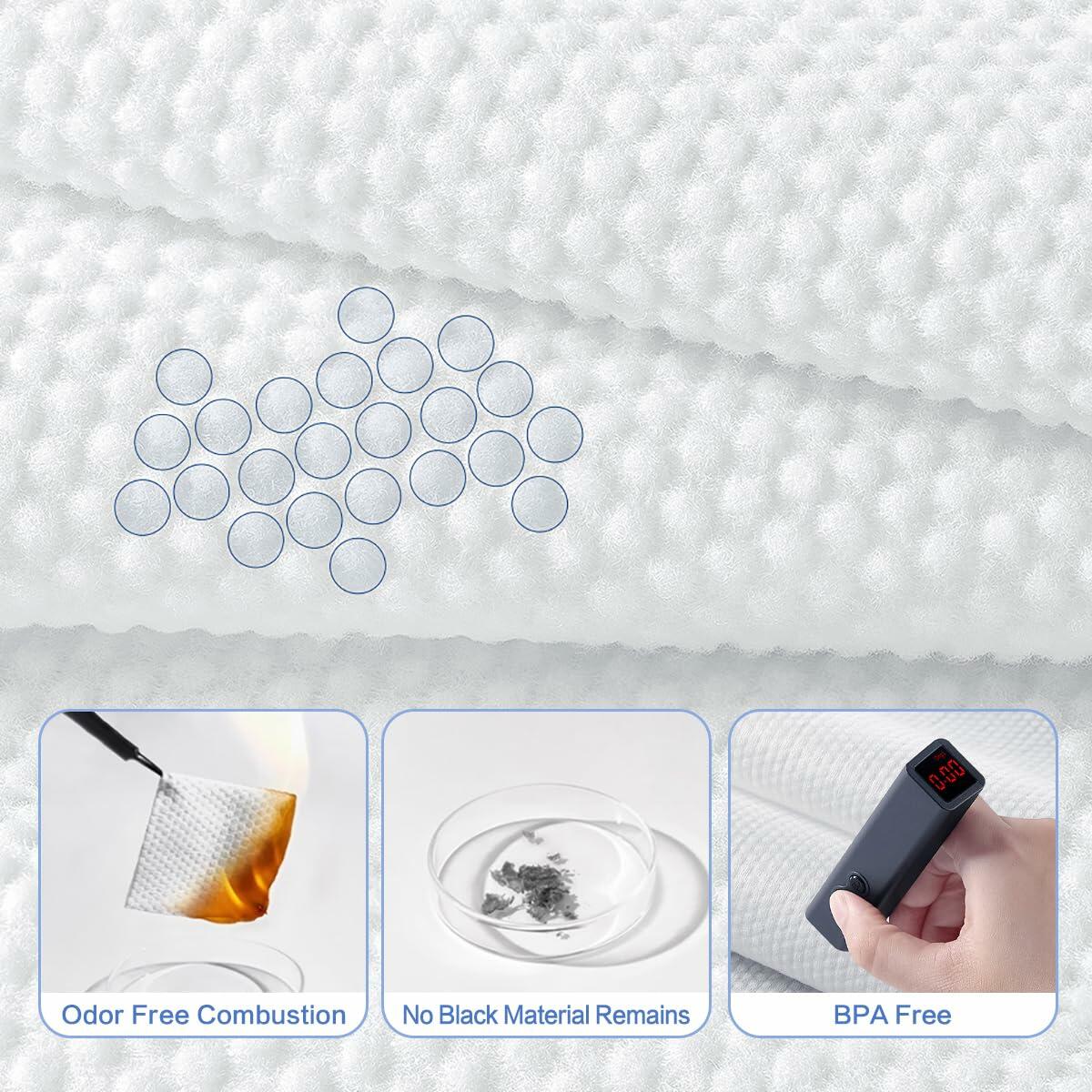 vuacepe Disposable Compressed Bath Towels Cotton Soft 27.5x55.1in 5 Pack