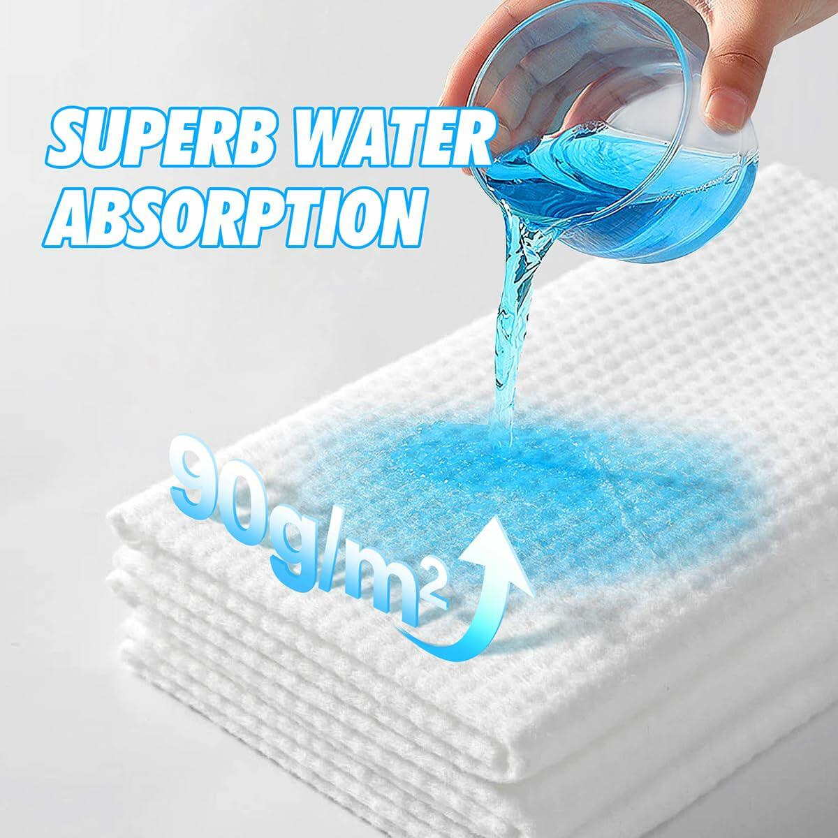vuacepe Disposable Compressed Bath Towels Cotton Soft 27.5x55.1in 5 Pack