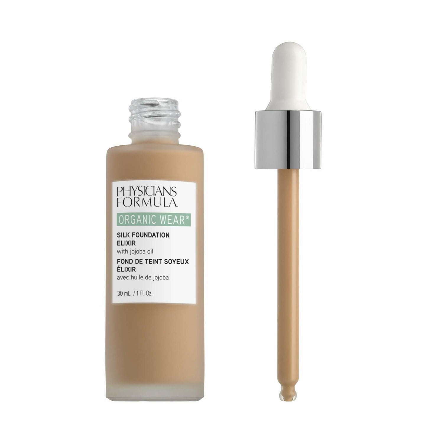 Physicians Formula Organic Wear All Natural Liquid Foundation Elixir Medium