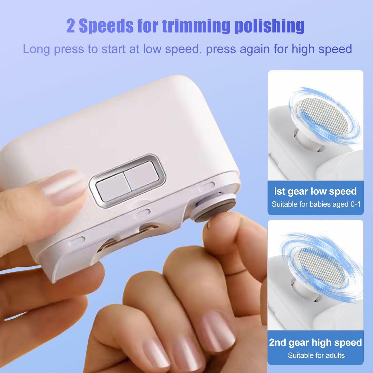 Yibosoar Nail Clippers Trimmer Fingernail Cutter for Kids Seniors Adults