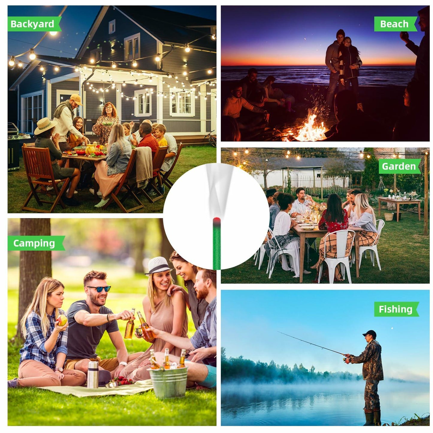 60Citronella Incense Sticks–Natural Lemongrass&Rosemary Oil for Outdoor & Indoor