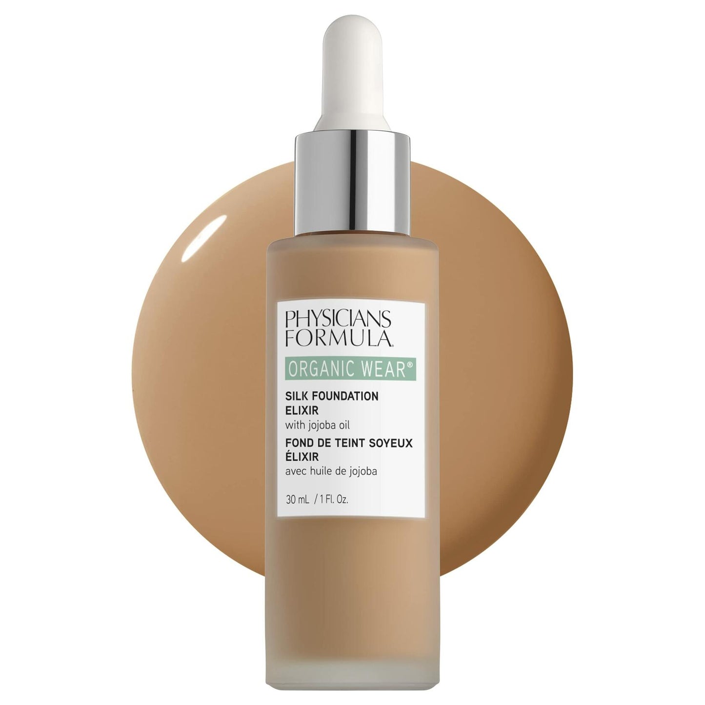 Physicians Formula Organic Wear All Natural Liquid Foundation Elixir Medium