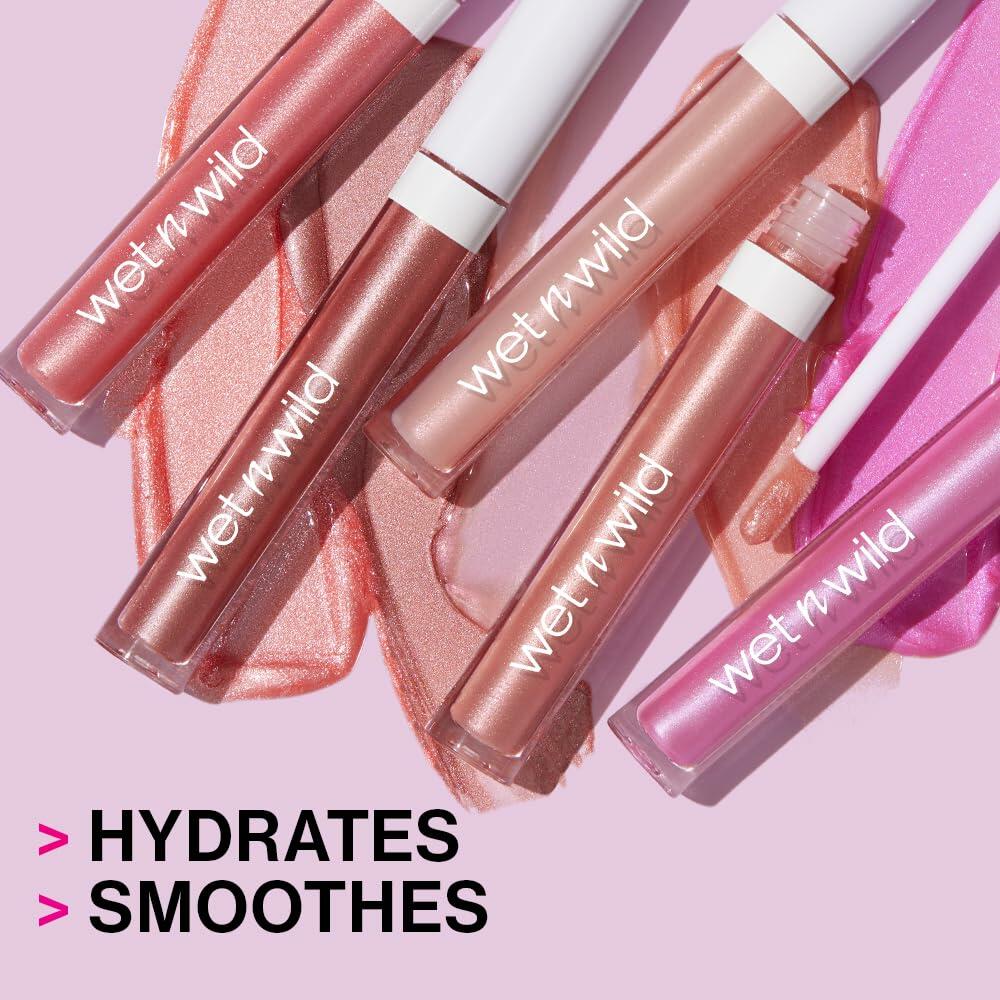wet n wild MegaSlicks Lip Gloss Ultra-Glossy Vitamin-E Enriched Love Language