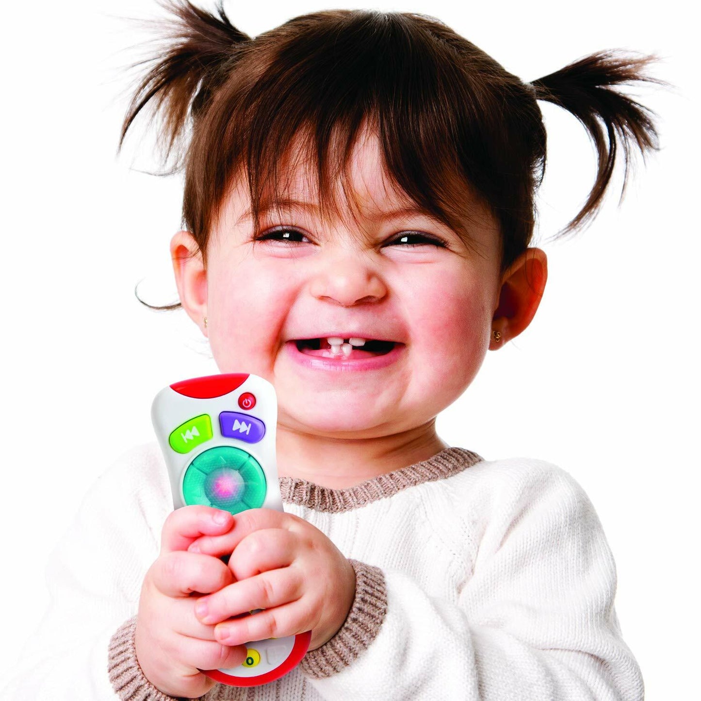 Baby Remote Control Toy Light Up Sounds Music for 3+ Months Infant Gift