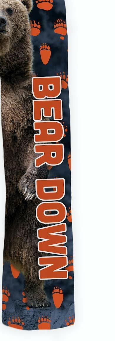 BRIEF INSANITY Chicago Football Pajama Pants Durable Loose Fit Black Size S