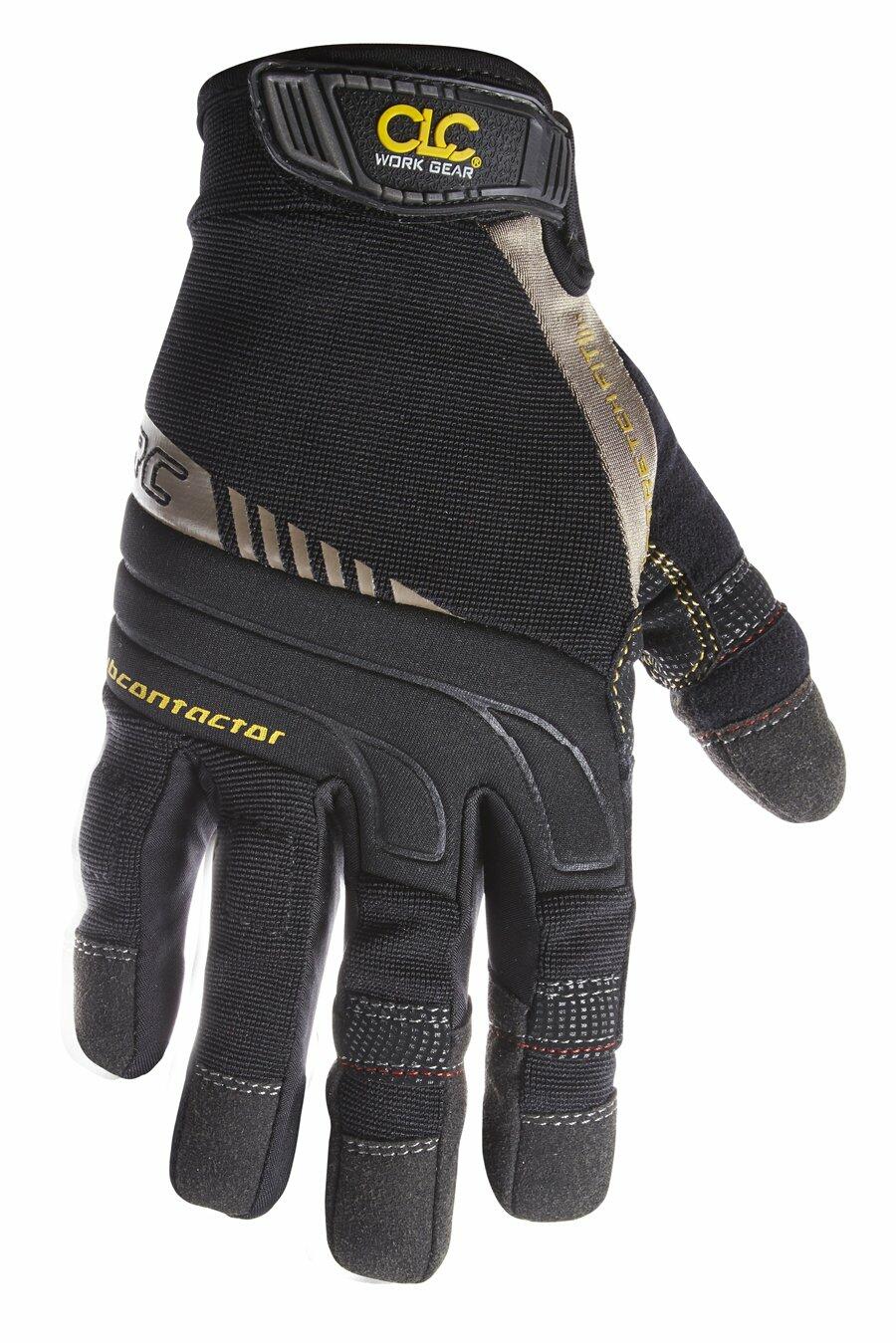 Custom Leathercraft 130XL Subcontractor Flex Grip Work Gloves, Extra Large