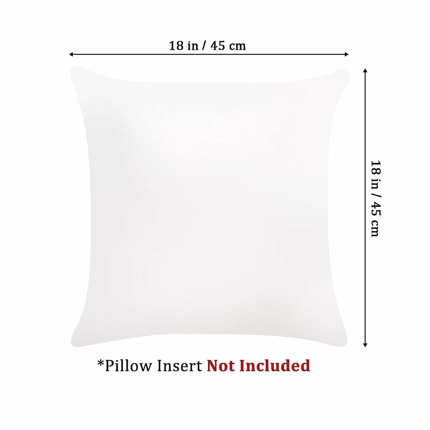 Fall Pumpkin Maple Leaf Pillow Covers 18x18 Set of 4 Autumn Thanksgiving