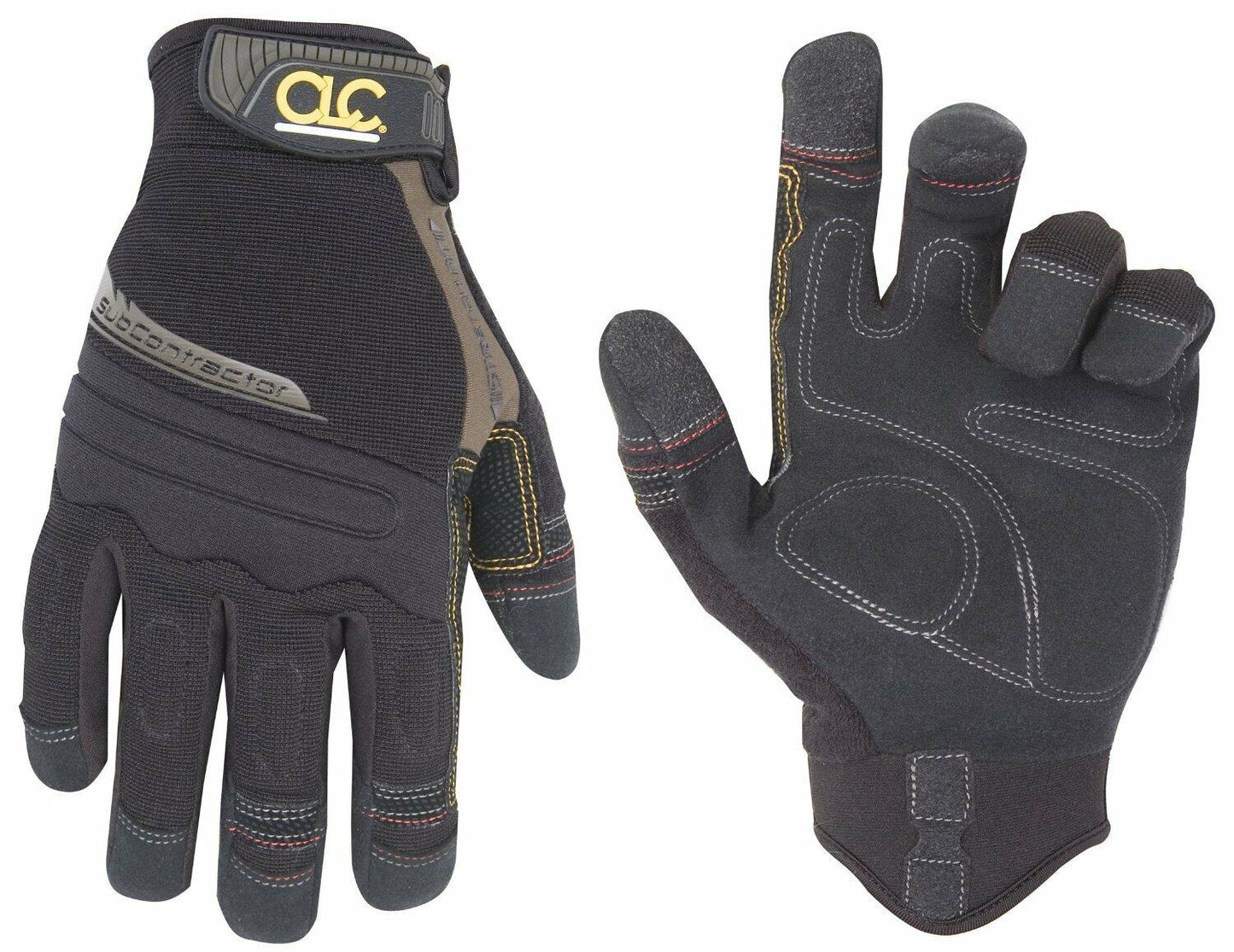 Custom Leathercraft 130XL Subcontractor Flex Grip Work Gloves, Extra Large