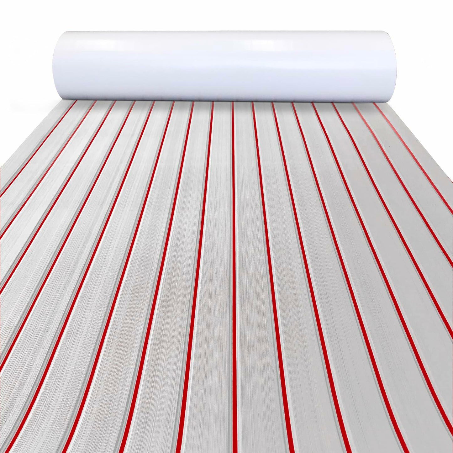 KXKZREN EVA Foam Boat Decking Sheet Faux Teak Non-Slip Marine Mat 94x47