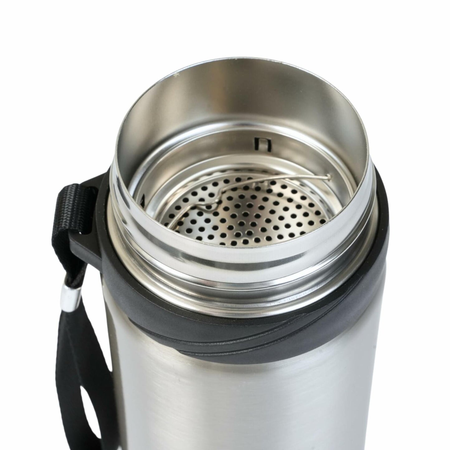 Aqua Gauge Stainless Steel Thermal Bottle 600mL Digital Temp Display Silver