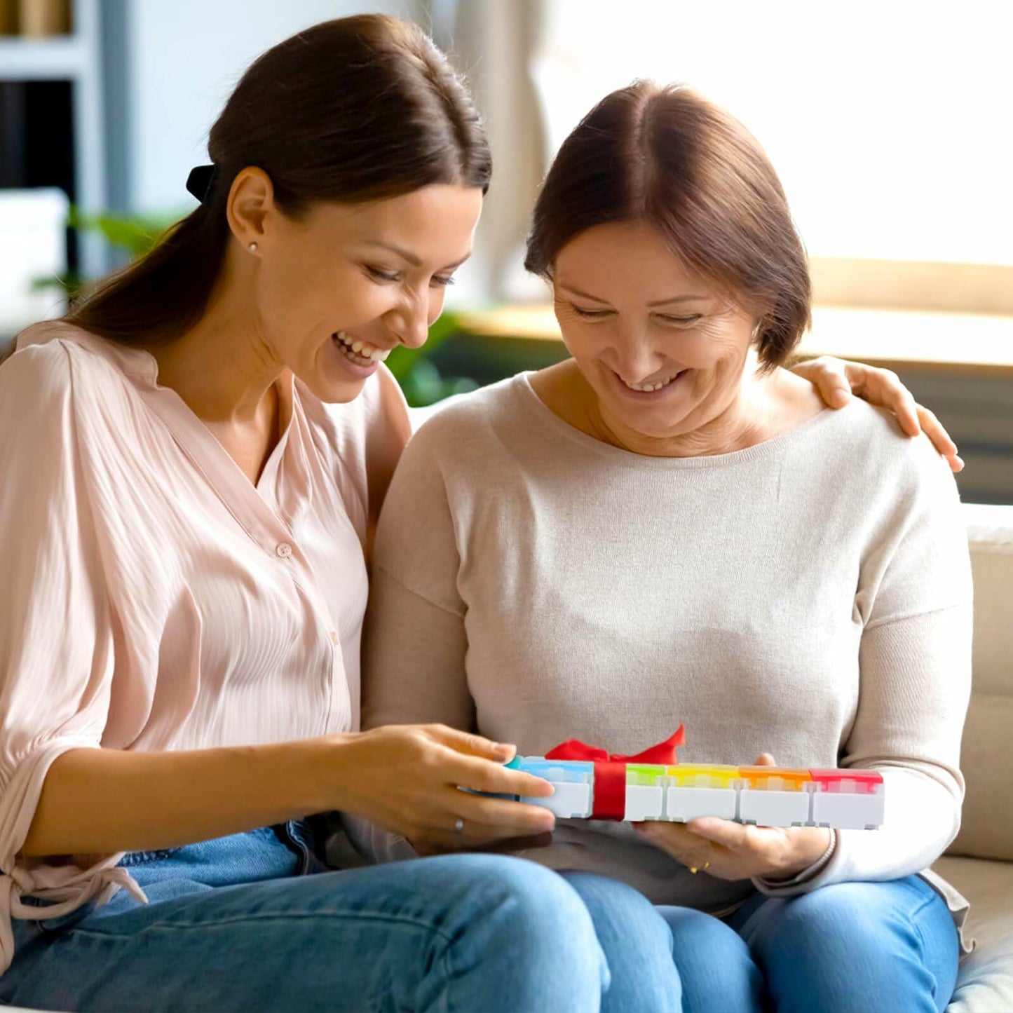 Weekly Pill Organizer 7 Day 3 Times a Day Portable Case Colorful