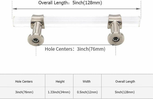 homdiy 10 Pack 5 Inch Cabinet Pulls Brushed Brass Gold Kitchen Handles