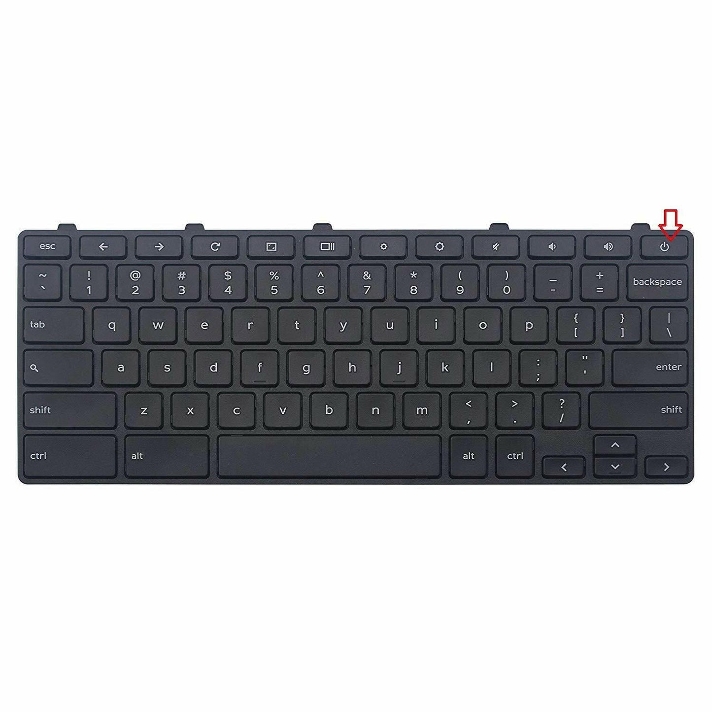 AUTENS Replacement US Keyboard for Dell Chromebook 3180 3181 3189 3380 Laptop