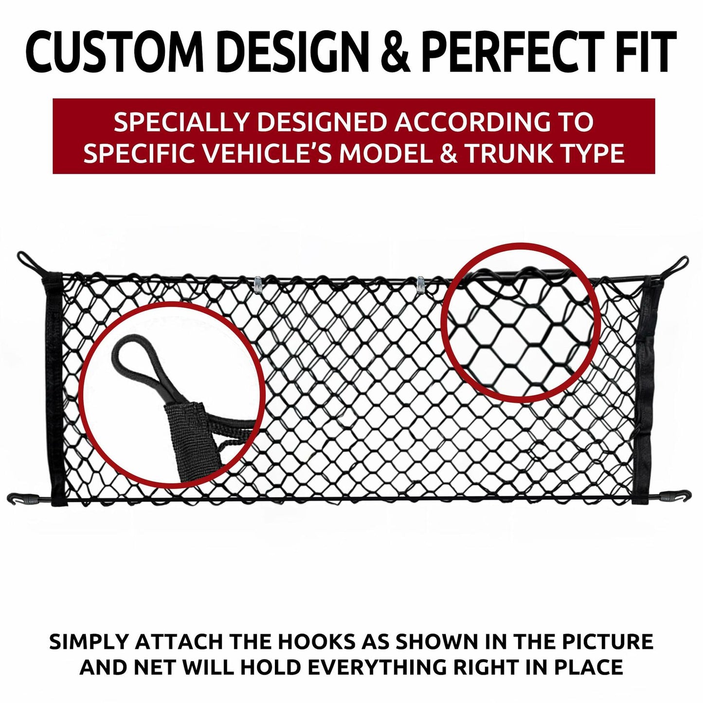 Envelope Trunk Cargo Net Mercedes-Benz ML-Class W166 2012-2015