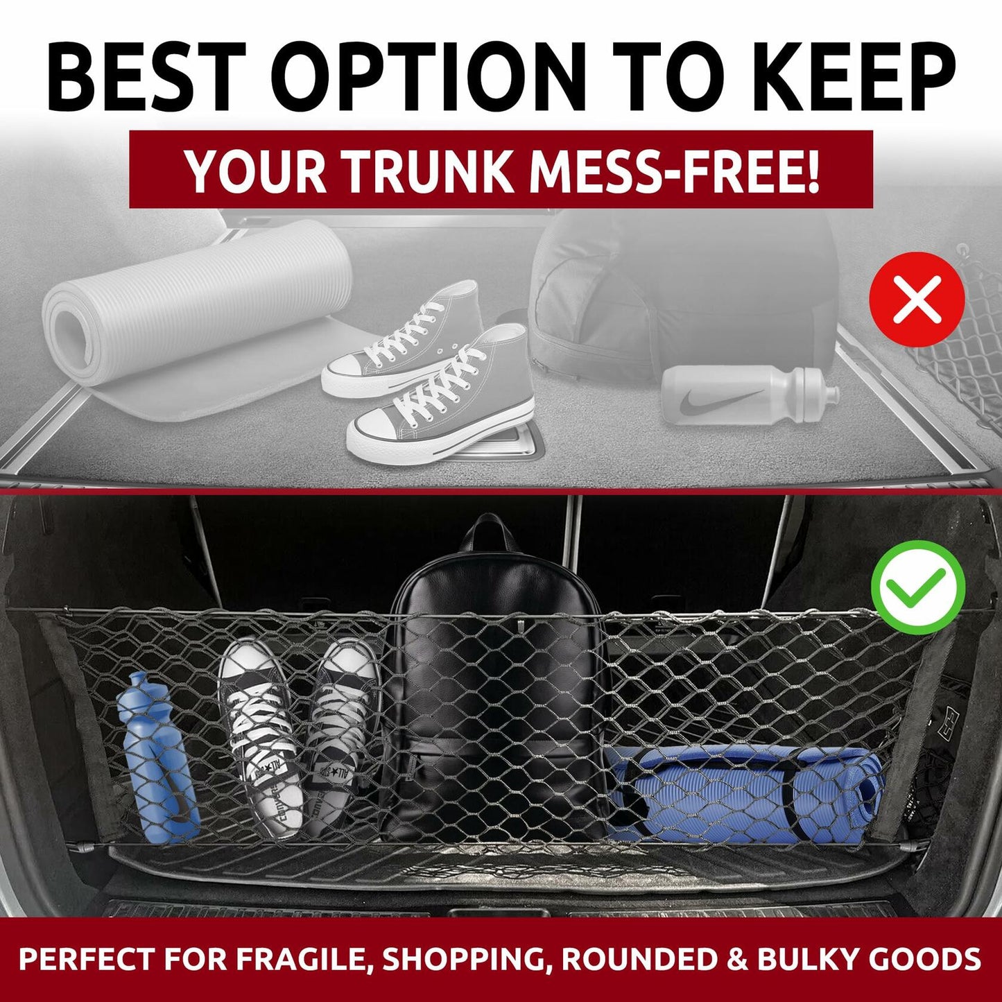 Envelope Trunk Cargo Net Mercedes-Benz ML-Class W166 2012-2015