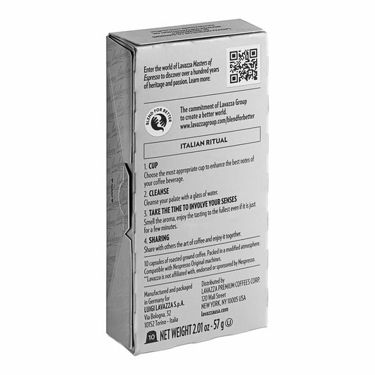 BestBy02/26 Lavazza Espresso Ristretto Dark Roast Capsules 10 Count