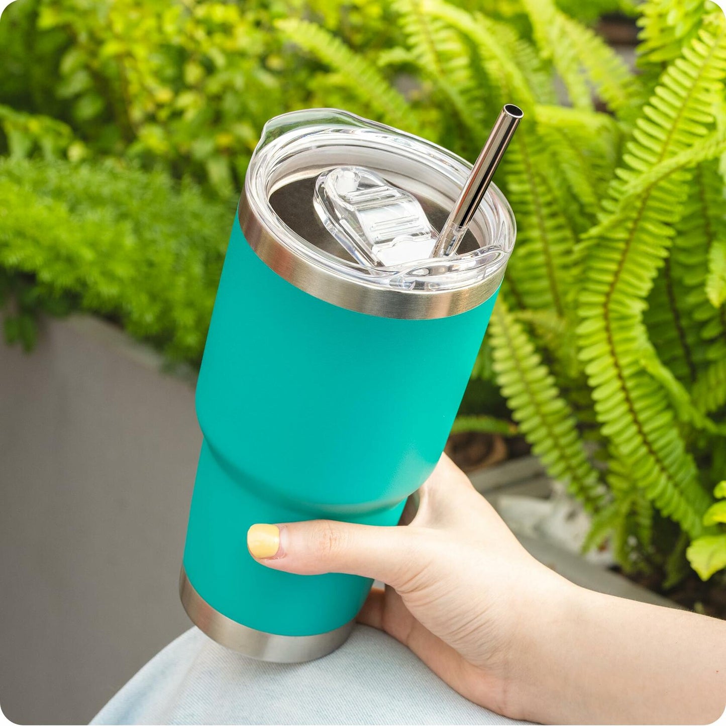 Prurex 2 Pack 30oz Spill-proof Tumbler Lids for Yeti Rambler, BPA-free