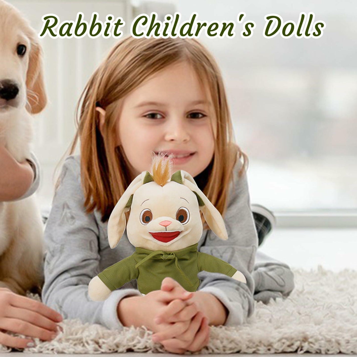 KELCIO Rabbit Plush Toy Soft Stuffed Animal Cute Bunny Doll 9 Inch