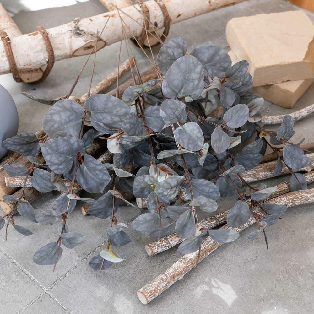 KIRIFLY 10pcs Fake Eucalyptus Stems Indoor Greenery Décor Green
