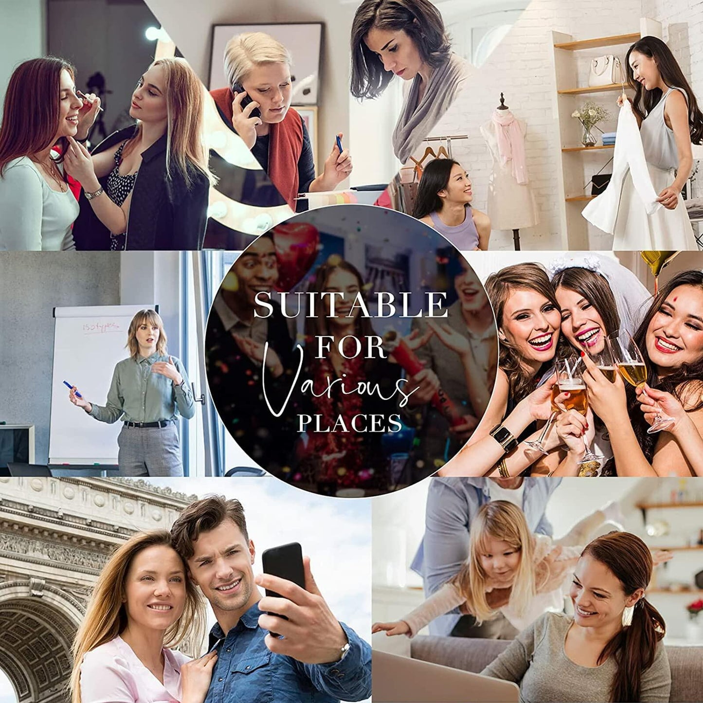 starluck Clip in Bangs 9g 100% Human Hair Extensions Light Blonde