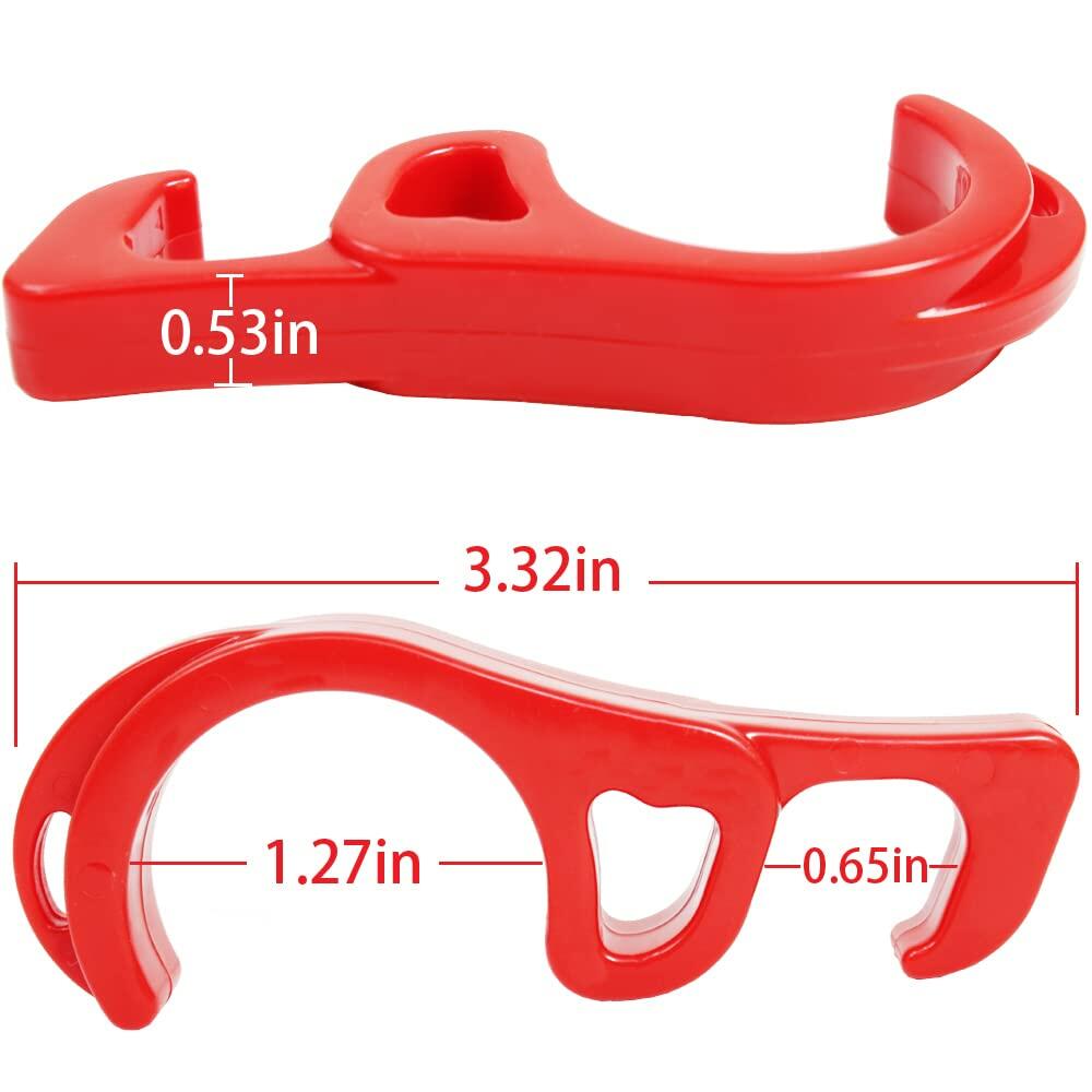 GT-Speed Motorcycle Handlebar Lock Brake Lever Clamp Red Fits Honda Kawasaki