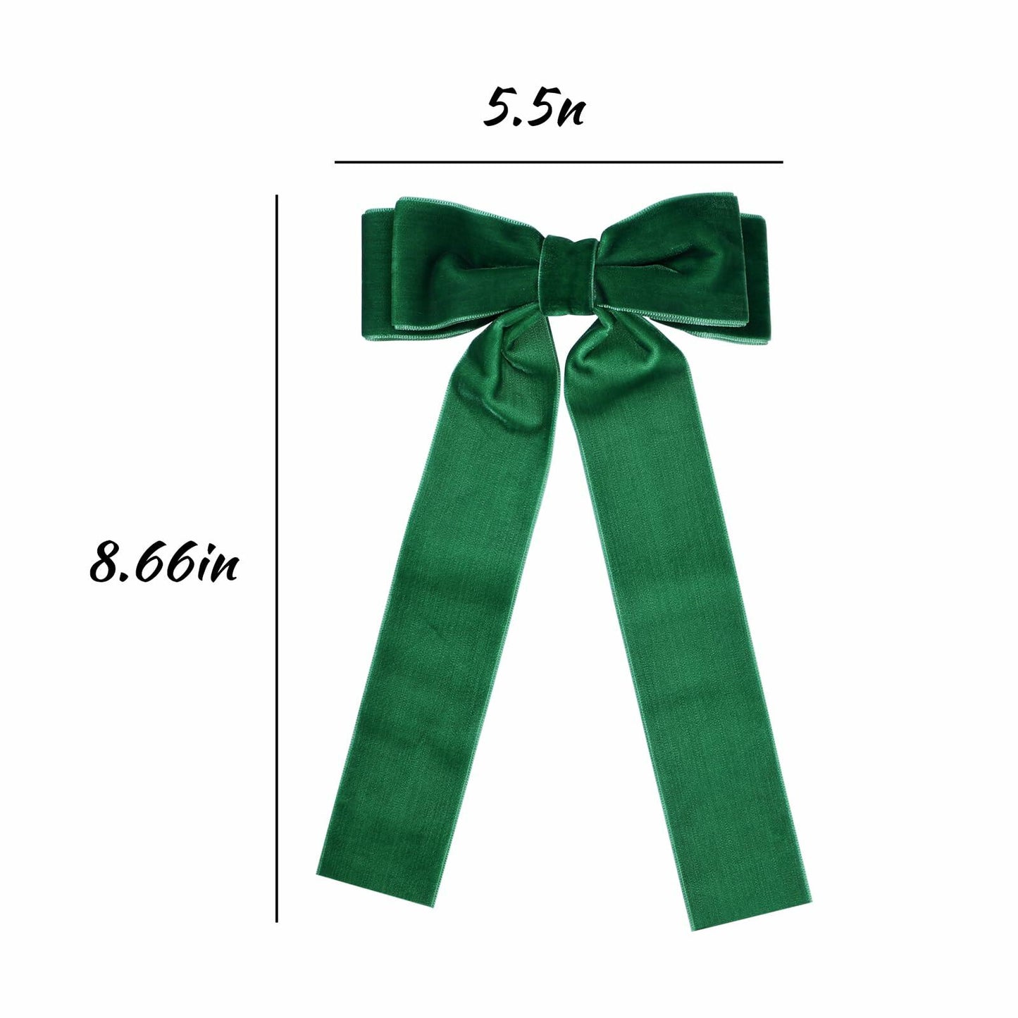 6 Colors Velvet Bow Hair Ties Hair Styling Accessories for Women Girls