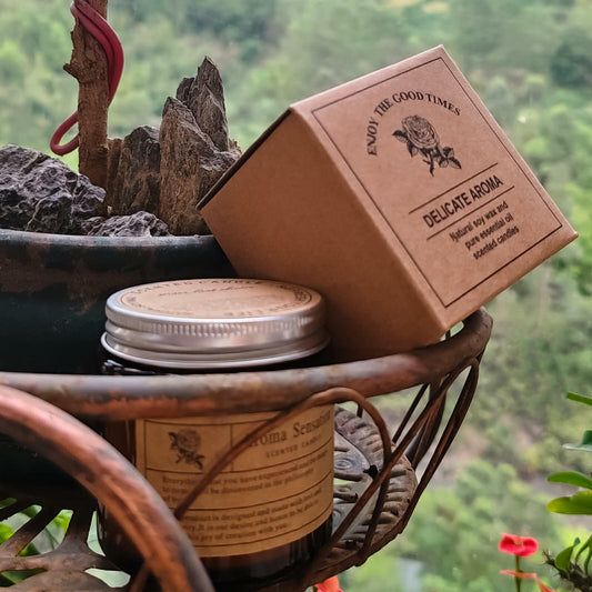 Aaicandle Bluebell Scented Candle 3.5oz Jar Birthday Gift