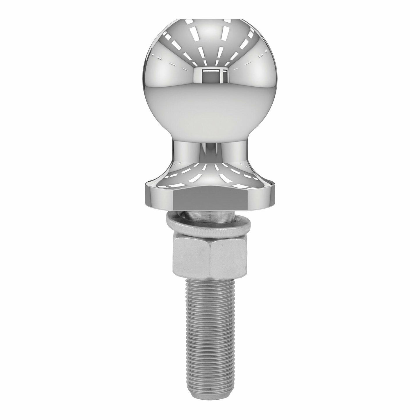 CURT Trailer Hitch Ball 2" Diameter 3/4x3" Shank Chrome 3500 lbs