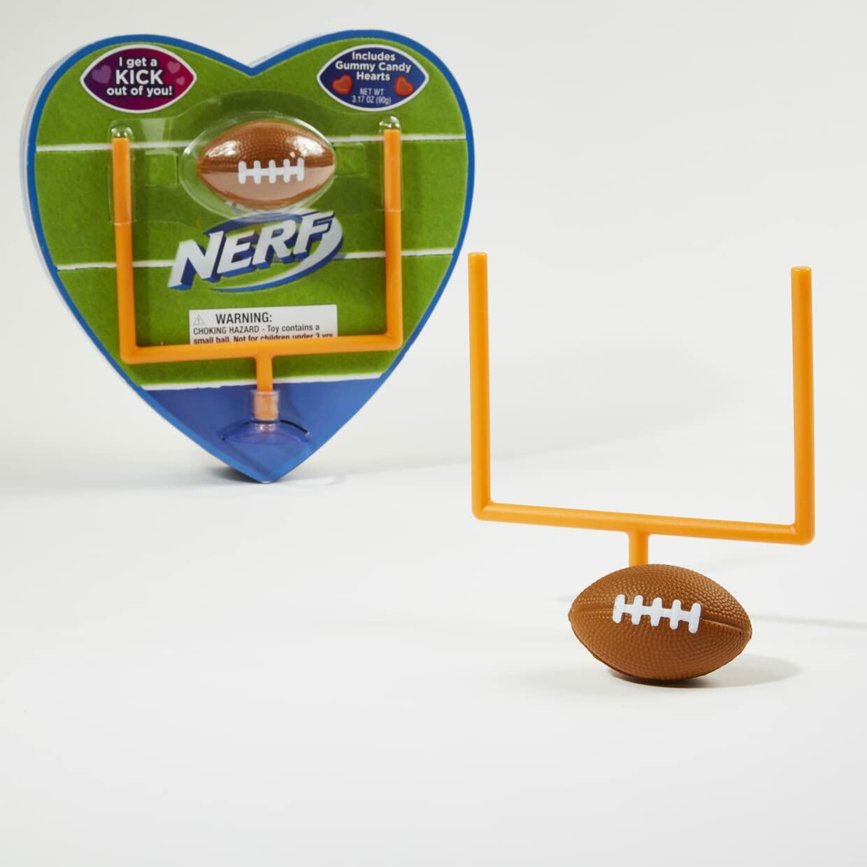 Frankford Candy Nerf Football Heart Shaped Candy Box 3.17oz