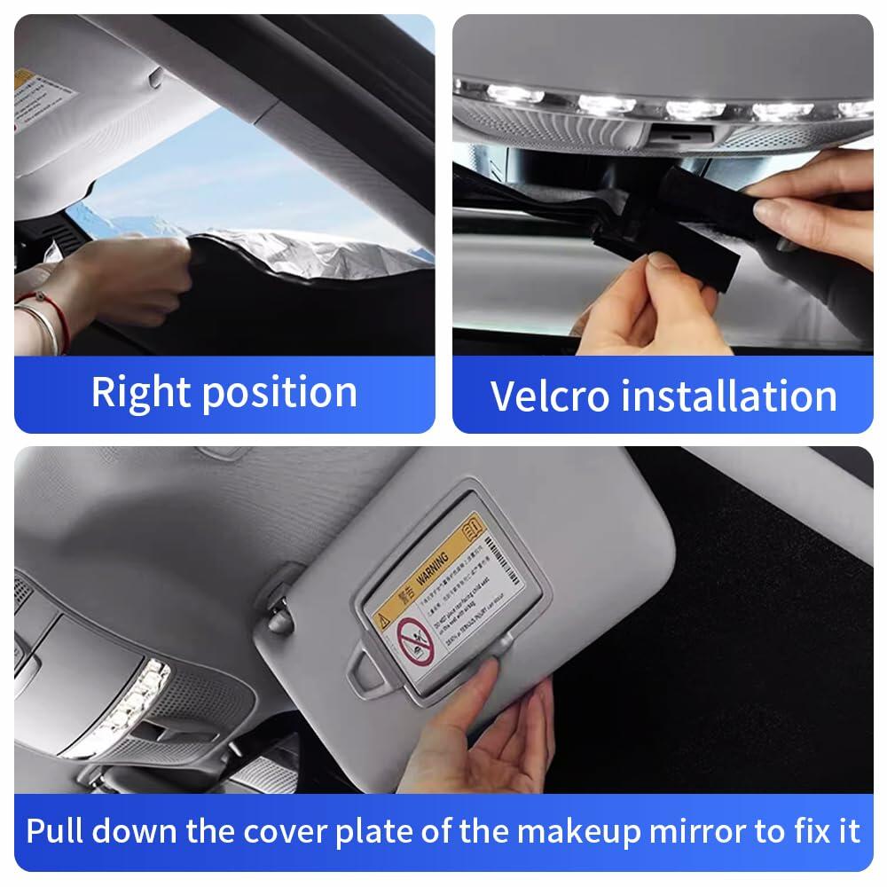 YEGZA Car Sun Shade Chevrolet Tahoe 2021-2024 Front Window