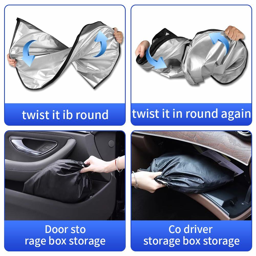 YEGZA Car Sun Shade Chevrolet Tahoe 2021-2024 Front Window