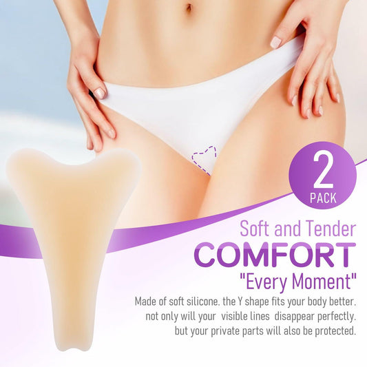 MiniMunch Camel Toe Concealer 2Pack Invisible Reusable Waterproof Light SkinTone