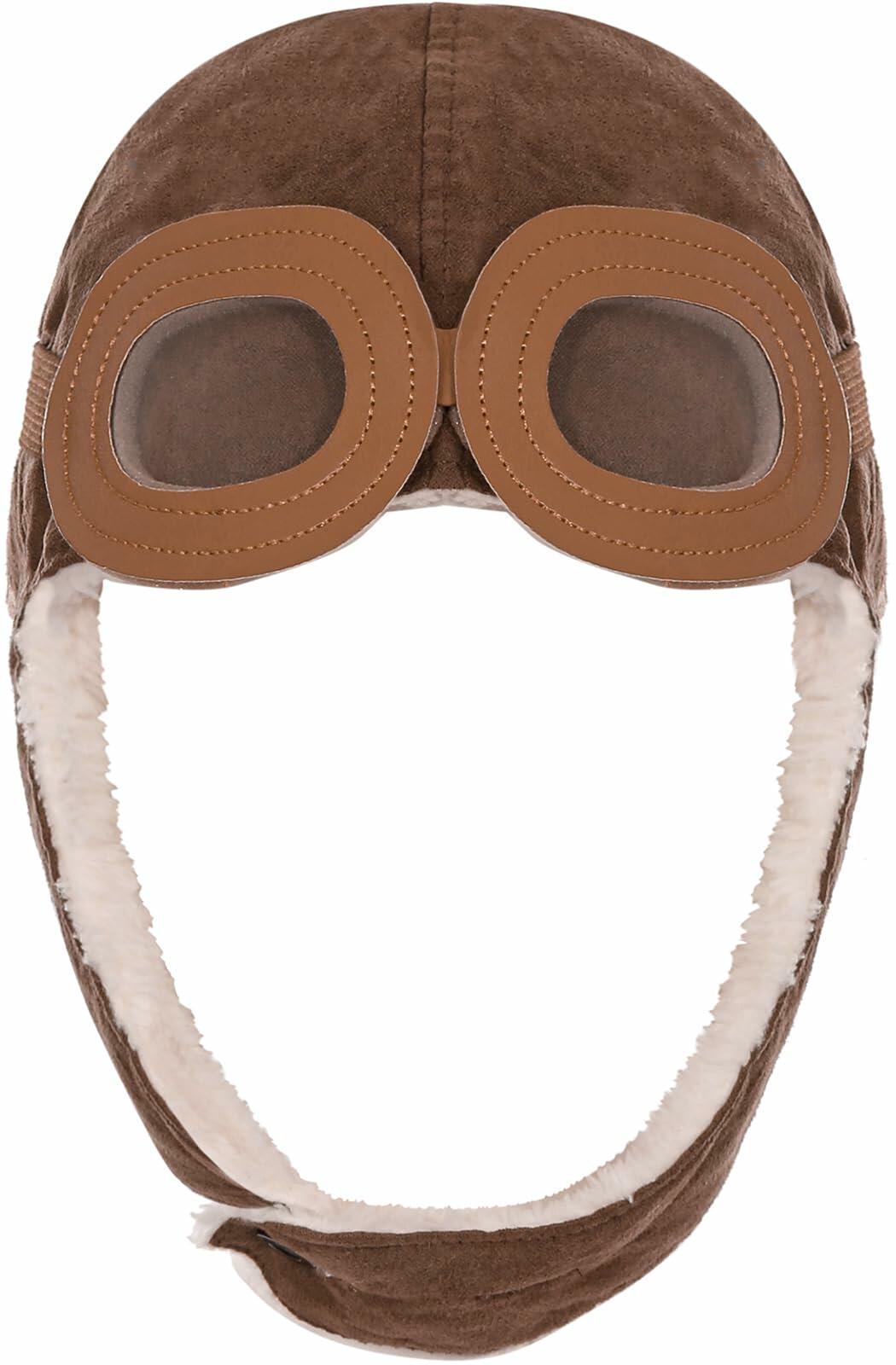 SIZGAROOT Kids Pilot Aviator Costume Halloween Dress Up Size 4-5 Years