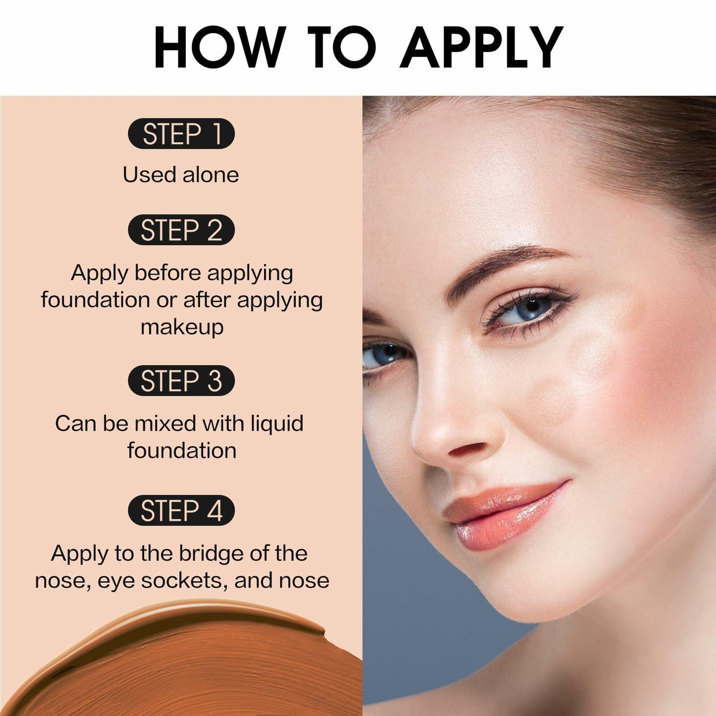 UCANBE Halo Glow Liquid Filter Face Complexion Booster 0.91oz Medium Tan
