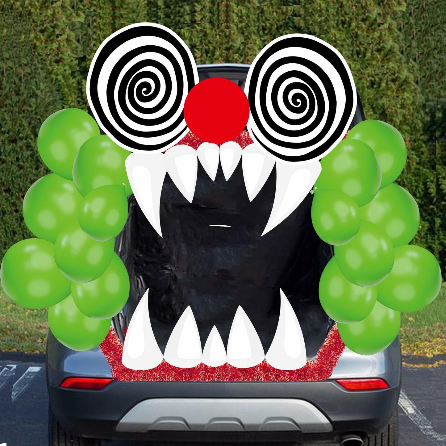 Halloween Trunk Or Treat Car Decorations Kit Clown Stickers Door Archway