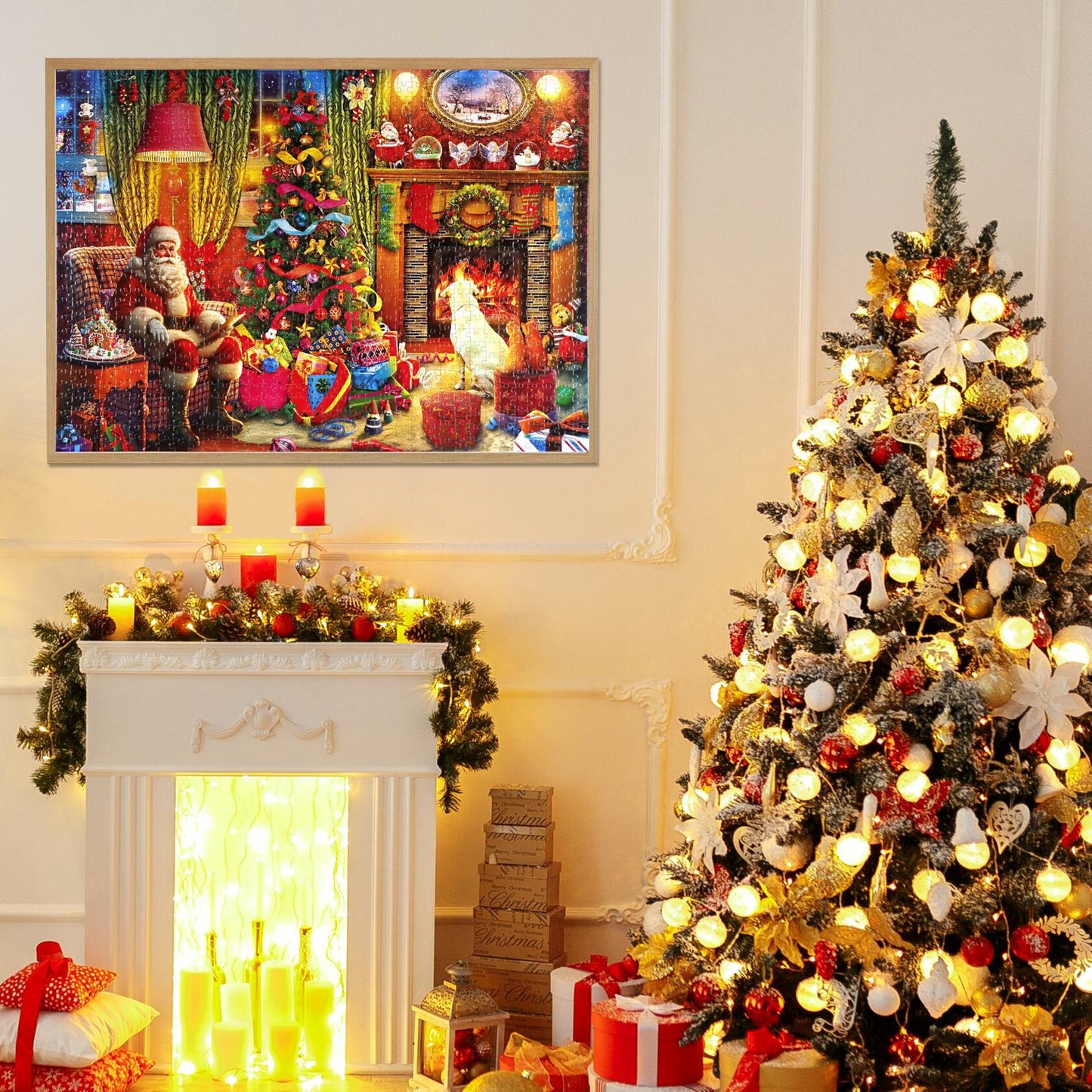 Wowok 2025 Advent Calendar Jigsaw Puzzle 1008 Pieces 24 Parts Christmas