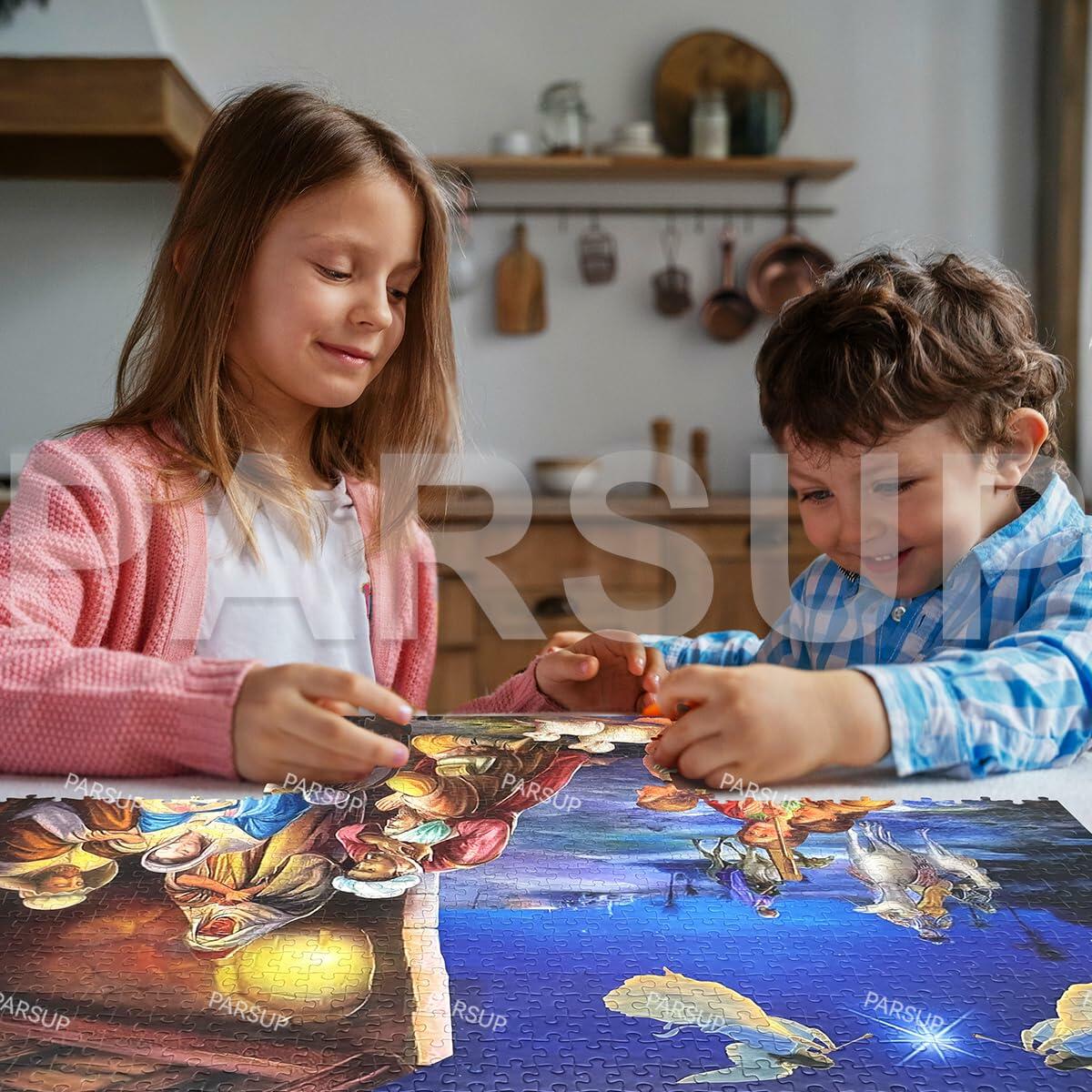 Christmas Advent Calendar 2025 1000pcs Nativity Jigsaw Puzzle 27.6x19.7in