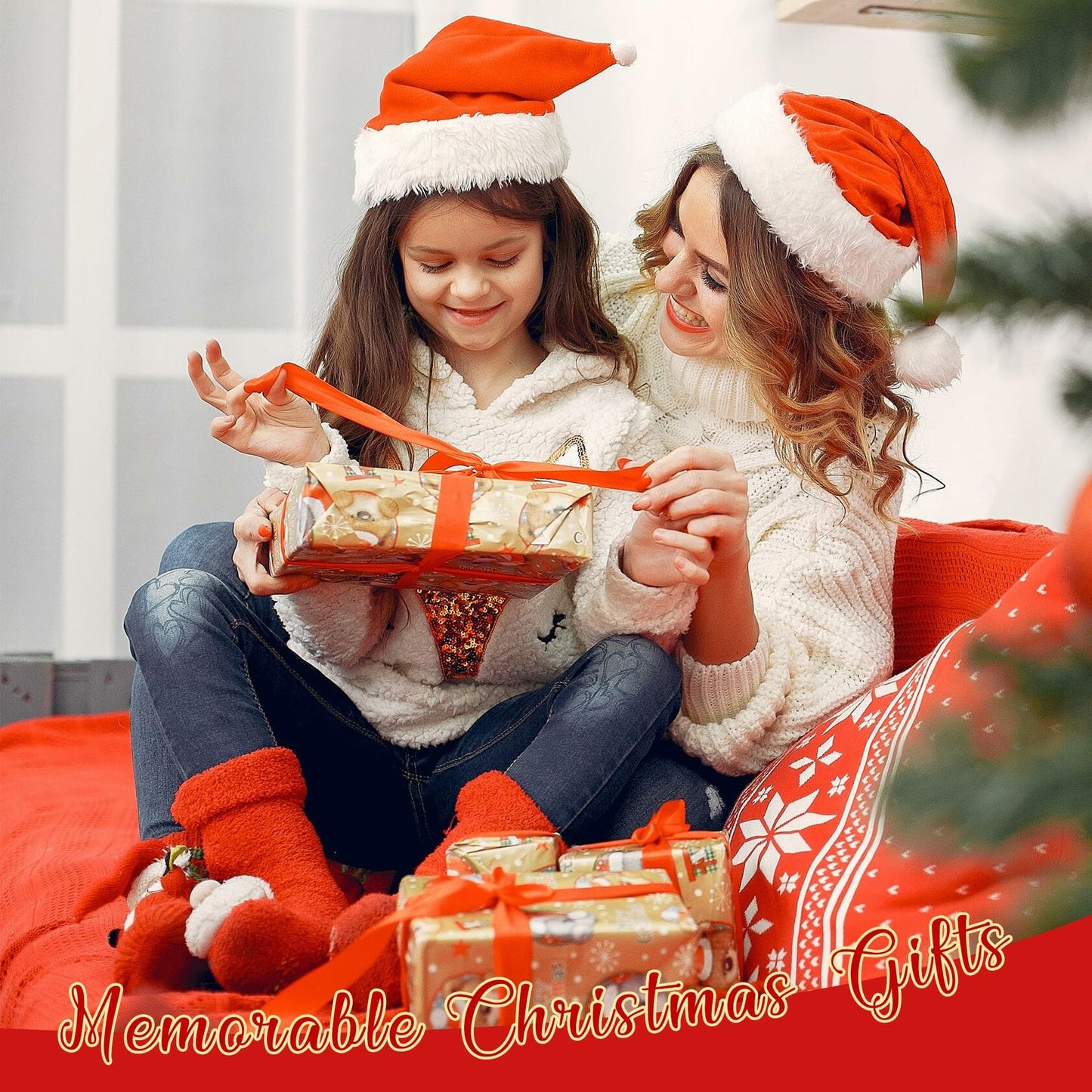 Wooden Christmas Tree Ornaments Hanging Decorations Home Indoor Party Decor